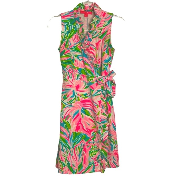 NEW Lilly Pulitzer XXS Romee Wrap Dress - Picture 1 of 9